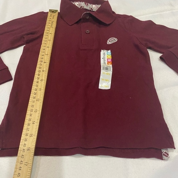 GARANIMAL boy 3T lone sleeve maroon polo top 
NWT - Picture 3 of 7